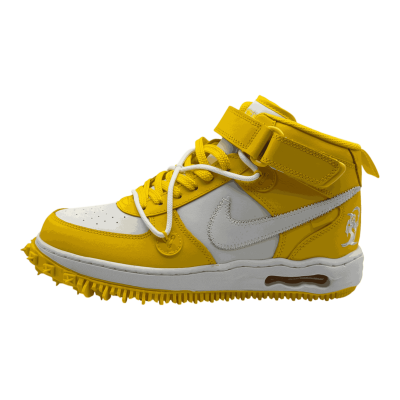 Off-White x Nike Air Force 1 Mid SP Leather 'Varsity Maize'