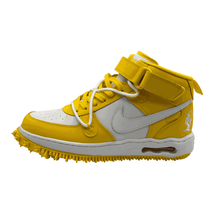 Off-White x Nike Air Force 1 Mid SP Leather 'Varsity Maize'
