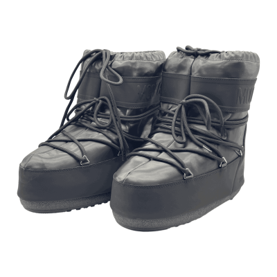Moon Boot Icon Low Nylon Boot 'Phantom Black'
