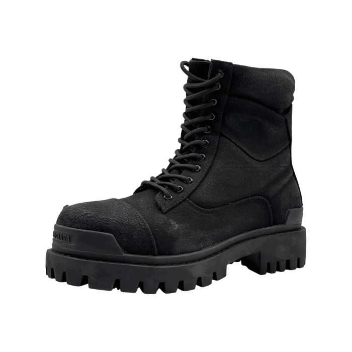 Balenciaga Combat Strike Boots 'Washed Black Cotton' (страница 2)
