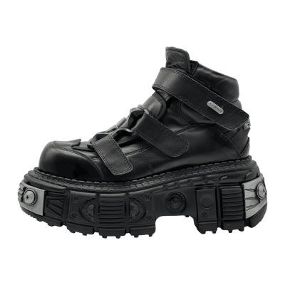 New Rock ANKLE BOOT 'BLACK TANK' M-WALL MID