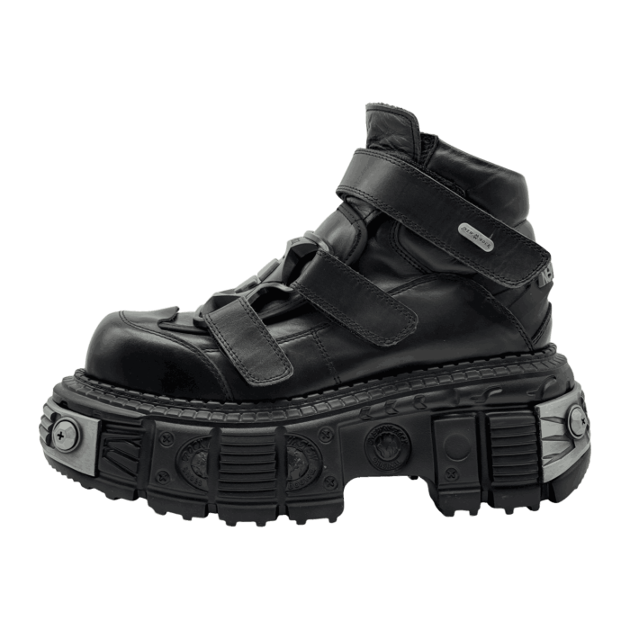 New Rock ANKLE BOOT 'BLACK TANK' M-WALL MID