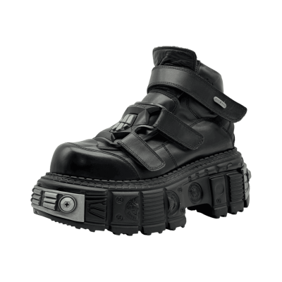 New Rock ANKLE BOOT 'BLACK TANK' M-WALL MID