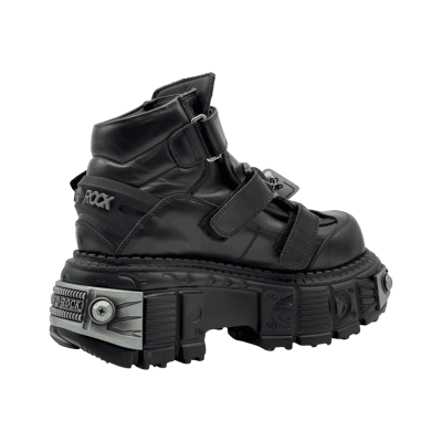 New Rock ANKLE BOOT 'BLACK TANK' M-WALL MID