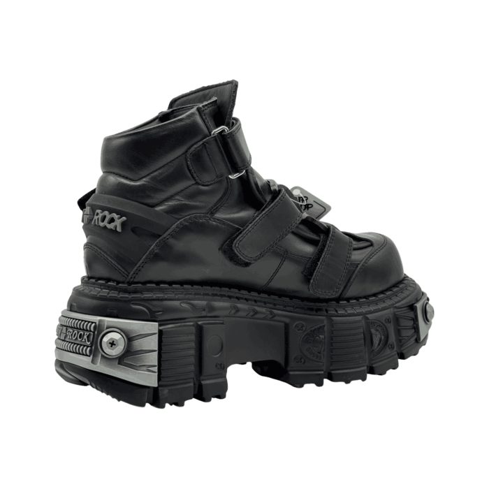 New Rock ANKLE BOOT 'BLACK TANK' M-WALL MID