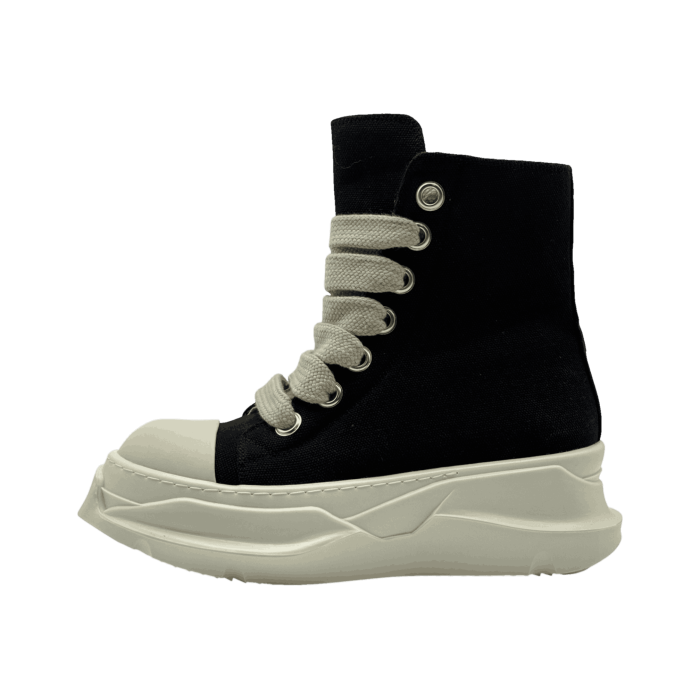 RICK OWENS DRKSHDW FW25 JUMBOLACE ABSTRACT SNEAKS IN BLACK/MILK (страница 9)
