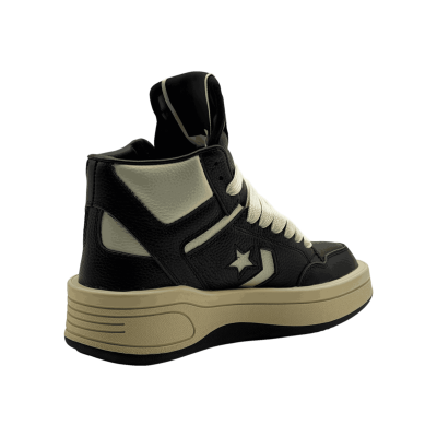  Converse Rick Owens x TURBOWPN Mid 'Black Cloud Cream'
