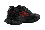 Balenciaga Runner Graffiti Sneakers 'Black/Red Mesh/Nylon'