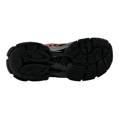 Balenciaga Runner Graffiti Sneakers 'Black/Red Mesh/Nylon'