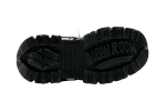 New Rock ANKLE BOOT BLACK IMPERFECT WITH LACES Premium