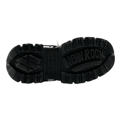 New Rock ANKLE BOOT BLACK IMPERFECT WITH LACES Premium