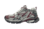 Balenciaga Runner Sneakers 'Burgundy Grey White Mesh and Nylon'