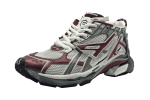 Balenciaga Runner Sneakers 'Burgundy Grey White Mesh and Nylon'