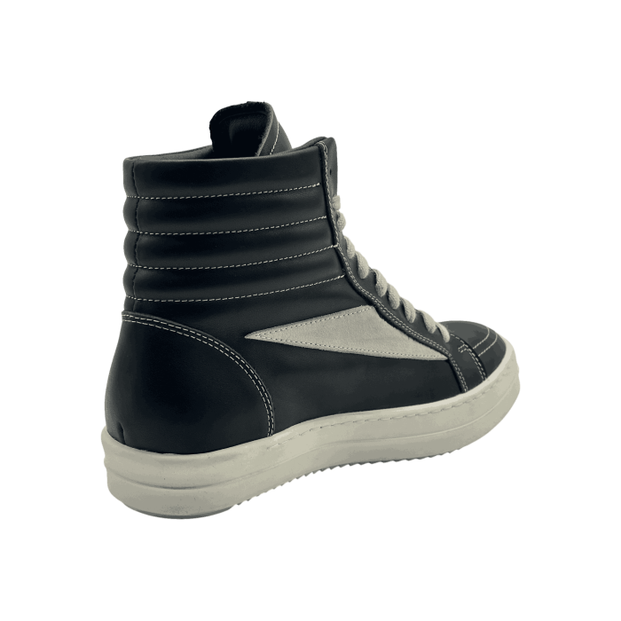 Rick Owens SS25 Hollywood Vintage High LTR 'Black Milk'