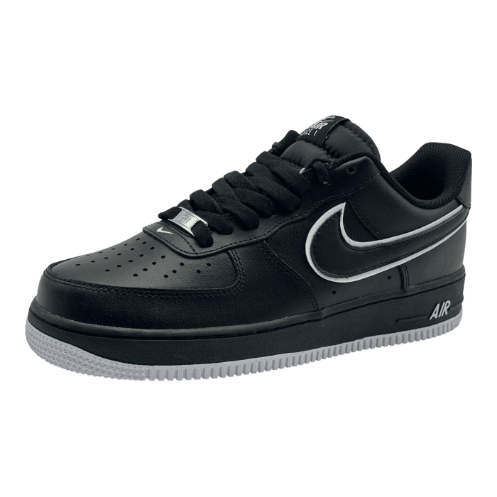 Nike Air Force 1 Low '07 Black White Sole'