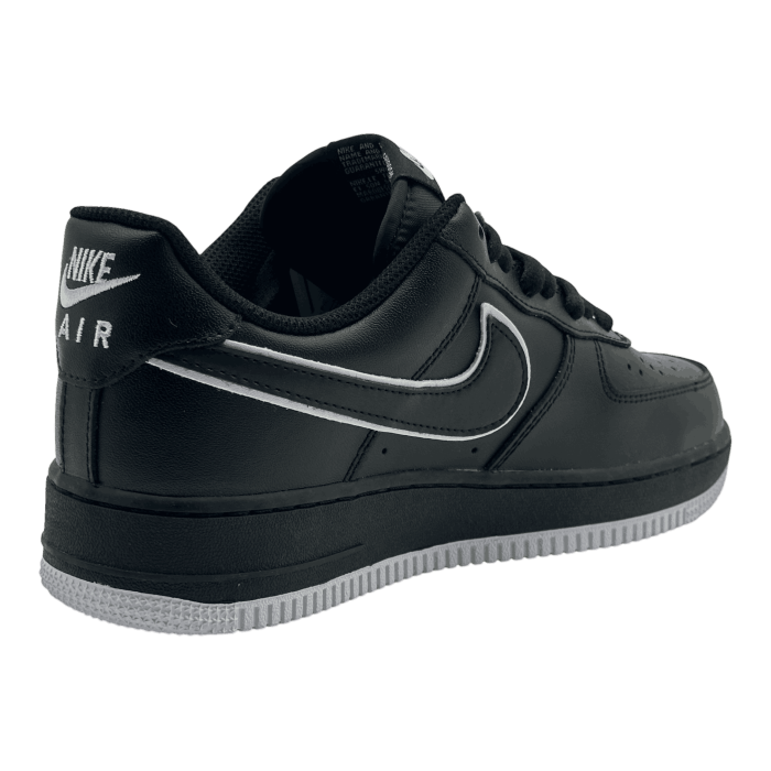 Nike Air Force 1 Low '07 Black White Sole'