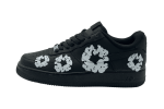 Nike air force x denim tears custom Black
