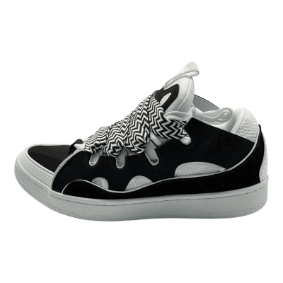 Lanvin Curb Sneakers 'Black White'