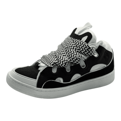 Lanvin Curb Sneakers 'Black White'