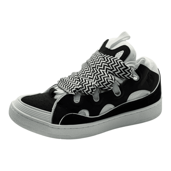 Lanvin Curb Sneakers 'Black White'