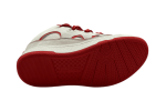 Lanvin Curb Sneakers 'White Red'