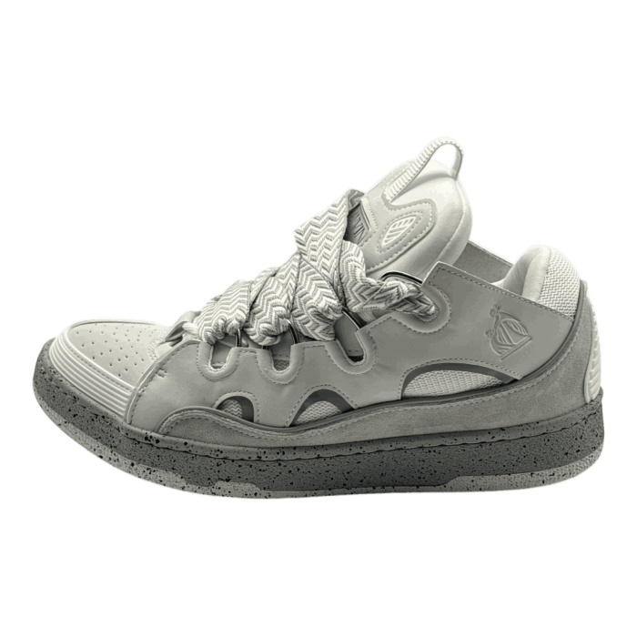 Lanvin Curb Sneakers 'Grey White'