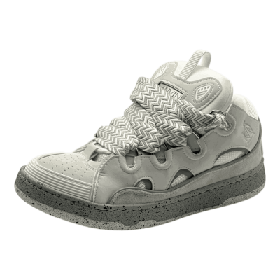 Lanvin Curb Sneakers 'Grey White'