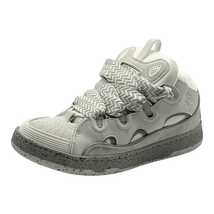 Lanvin Curb Sneakers 'Grey White'