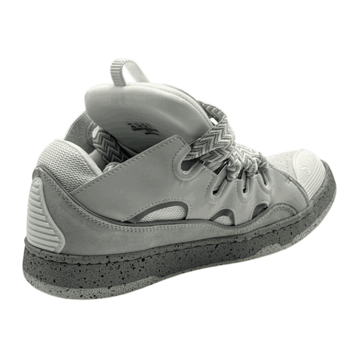Lanvin Curb Sneakers 'Grey White'