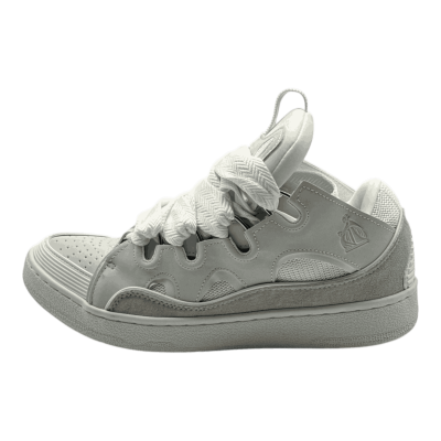 Lanvin Curb Sneakers 'White Grey'