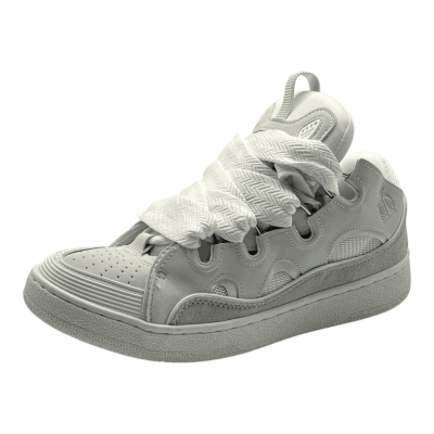 Lanvin Curb Sneakers 'White Grey'