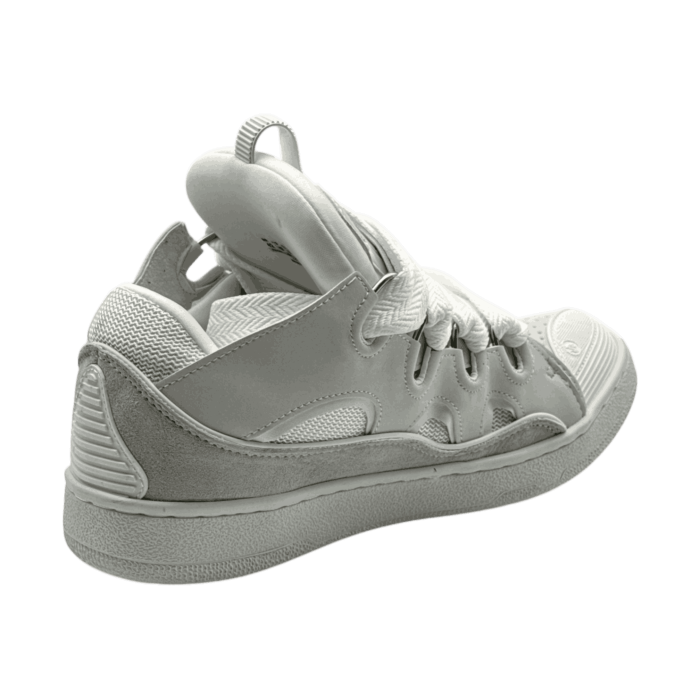 Lanvin Curb Sneakers 'White Grey'