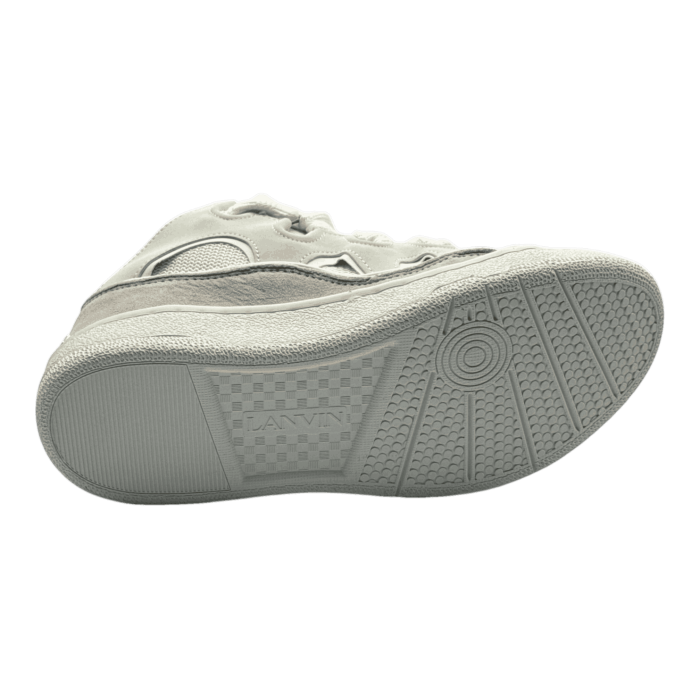 Lanvin Curb Sneakers 'White Grey'