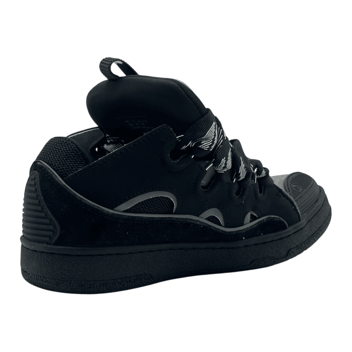 lanvin curb sneakers 'black grey'