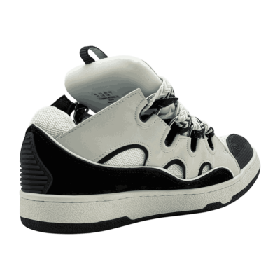 Lanvin Curb Sneakers 'White Navy Blue'