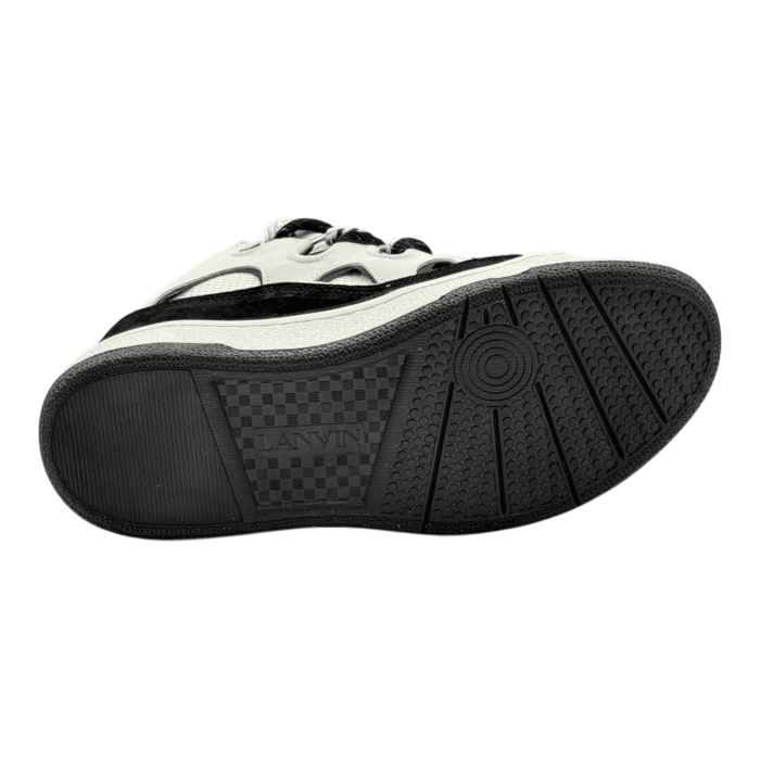 Lanvin Curb Sneakers 'White Navy Blue'