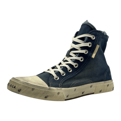 Balenciaga Paris High 'Destroyed - Indigo'