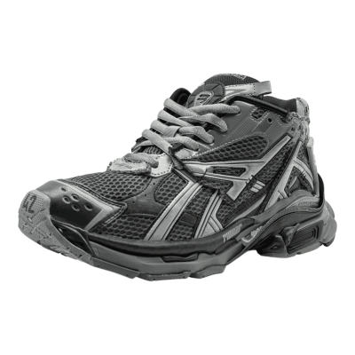 Balenciaga Runner Sneakers 'Dark Grey and Black Mesh and Nylon'