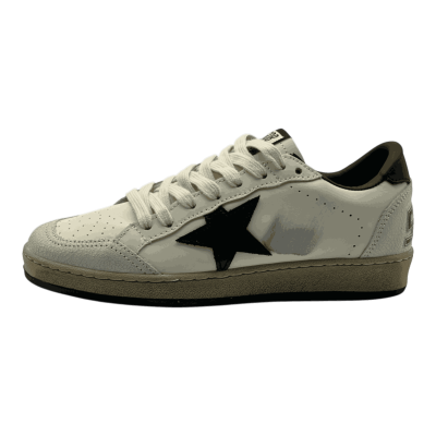 Golden Goose Ball Star Low 'White Nappa Black Star'