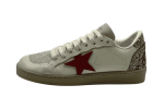 Golden Goose Ball Star Low 'white/red'
