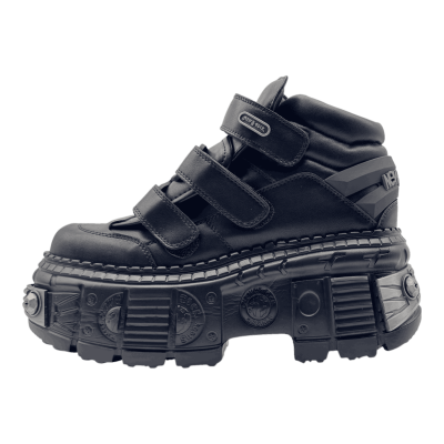 New Rock ANKLE BOOT 'BLACK TANK' M-WALL
