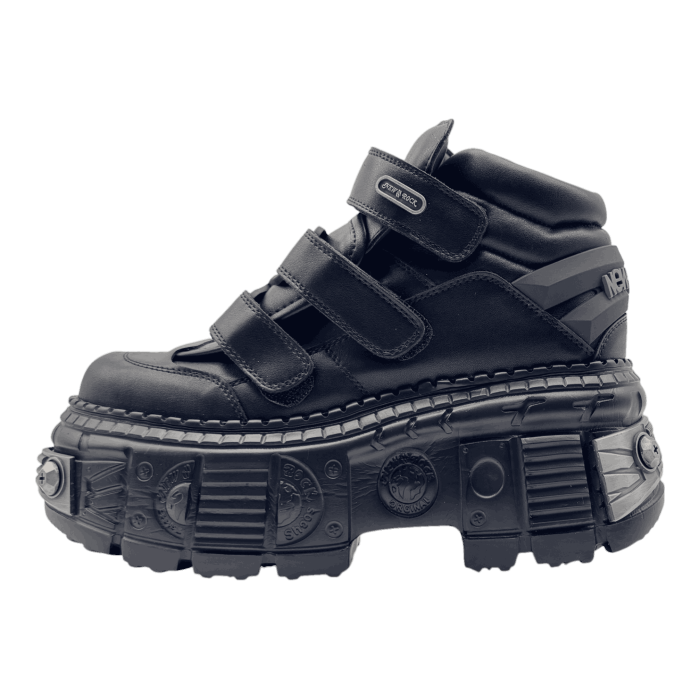 New Rock ANKLE BOOT 'BLACK TANK' M-WALL