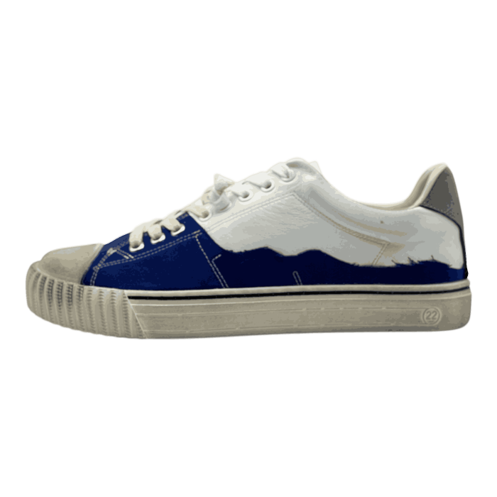 Maison Margiela New Evolution 'White Blue Denim Leather'