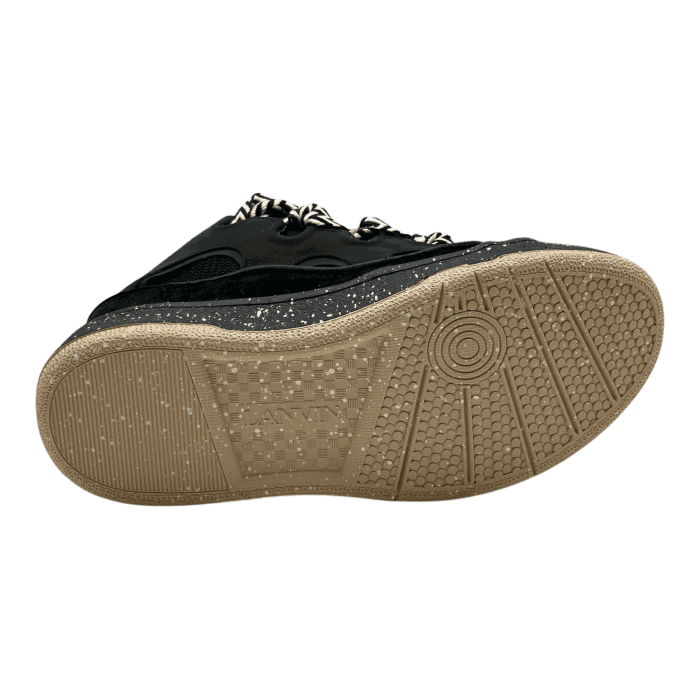 Lanvin Curb Sneakers 'Black Oreo'