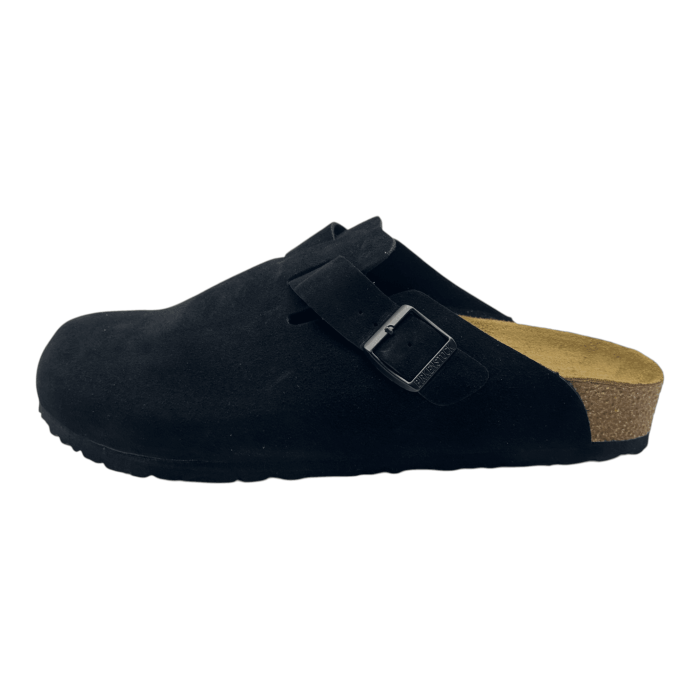 Birkenstock Boston Soft Footbed Suede 'Black'