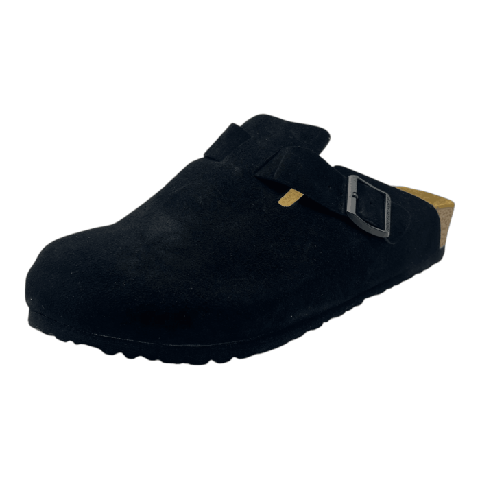 Birkenstock Boston Soft Footbed Suede 'Black'