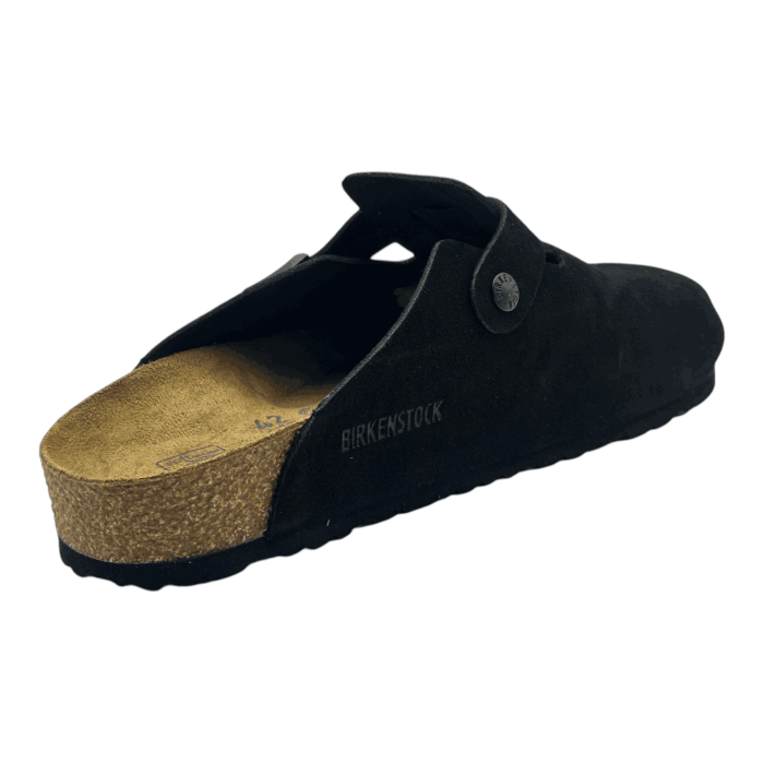 Birkenstock Boston Soft Footbed Suede 'Black'