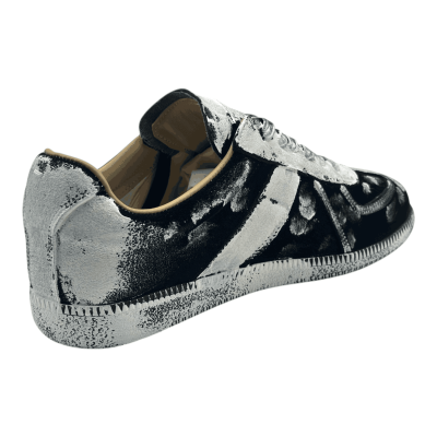 Maison Margiela Replica paint splatter 'White Black Damage'