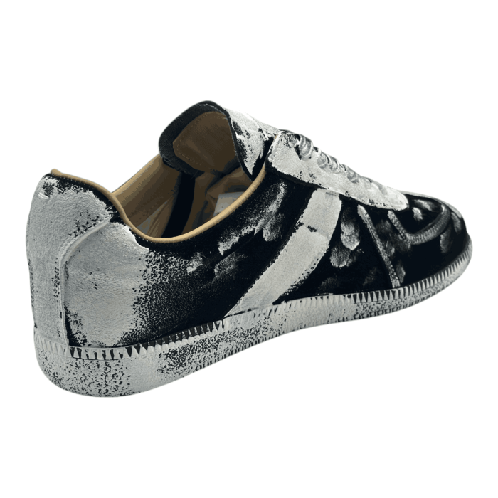Maison Margiela Replica paint splatter 'White Black Damage'