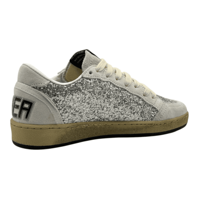 Golden Goose Ball Star Sneakers 'Platinum White Glitter'